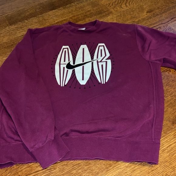 NIKE CREWNECK SWEATSHIRT MENS MEDIUM - Picture 2 of 3